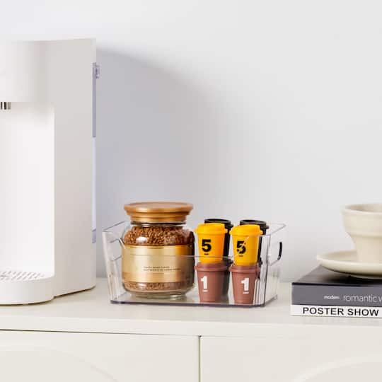 24 Pack: Small Clear Open Storage Bin by Simply Tidy®